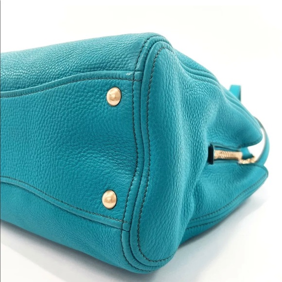 MIUMIU Handbag RN0757 2way Vitello Caribbean leather Women 100% Authentic - Picture 6 of 12